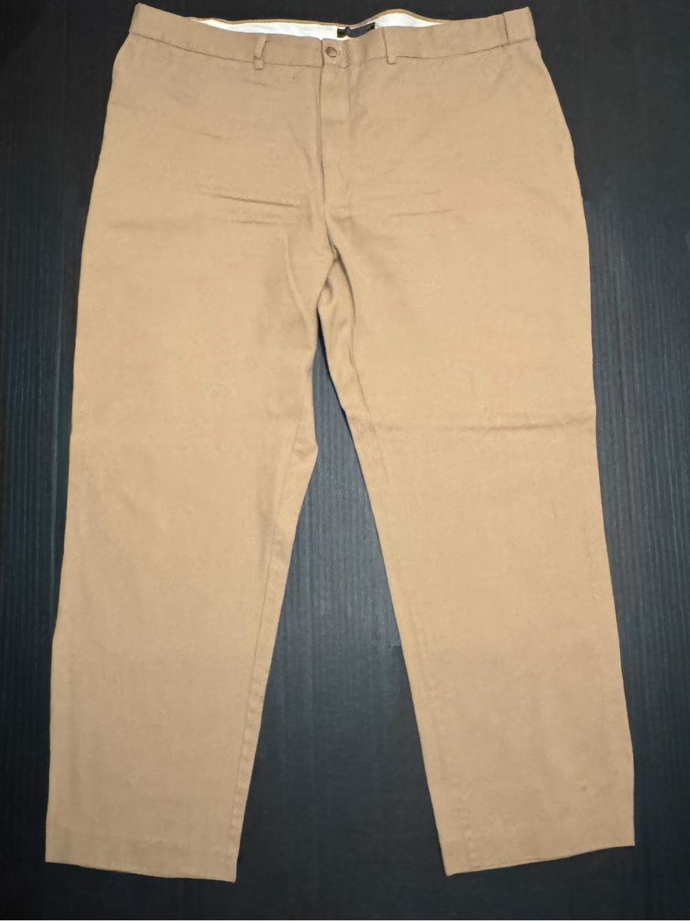 Architect Men's Classic Brown Chino Trousers Size 44x32 100% Cotton